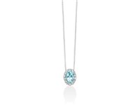 Collana Miluna Donna Acquamarina in Oro Acquamarina CLD4867